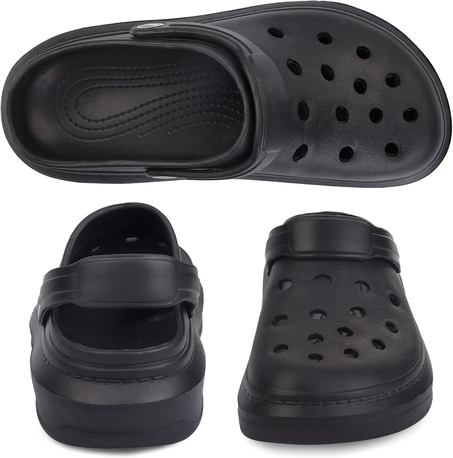 Clogs for Men Women - Slip-On Garden Shoes Sandals with Arch Support, Cushioned Comfort for Beach Pool Summer Outdoor Activities