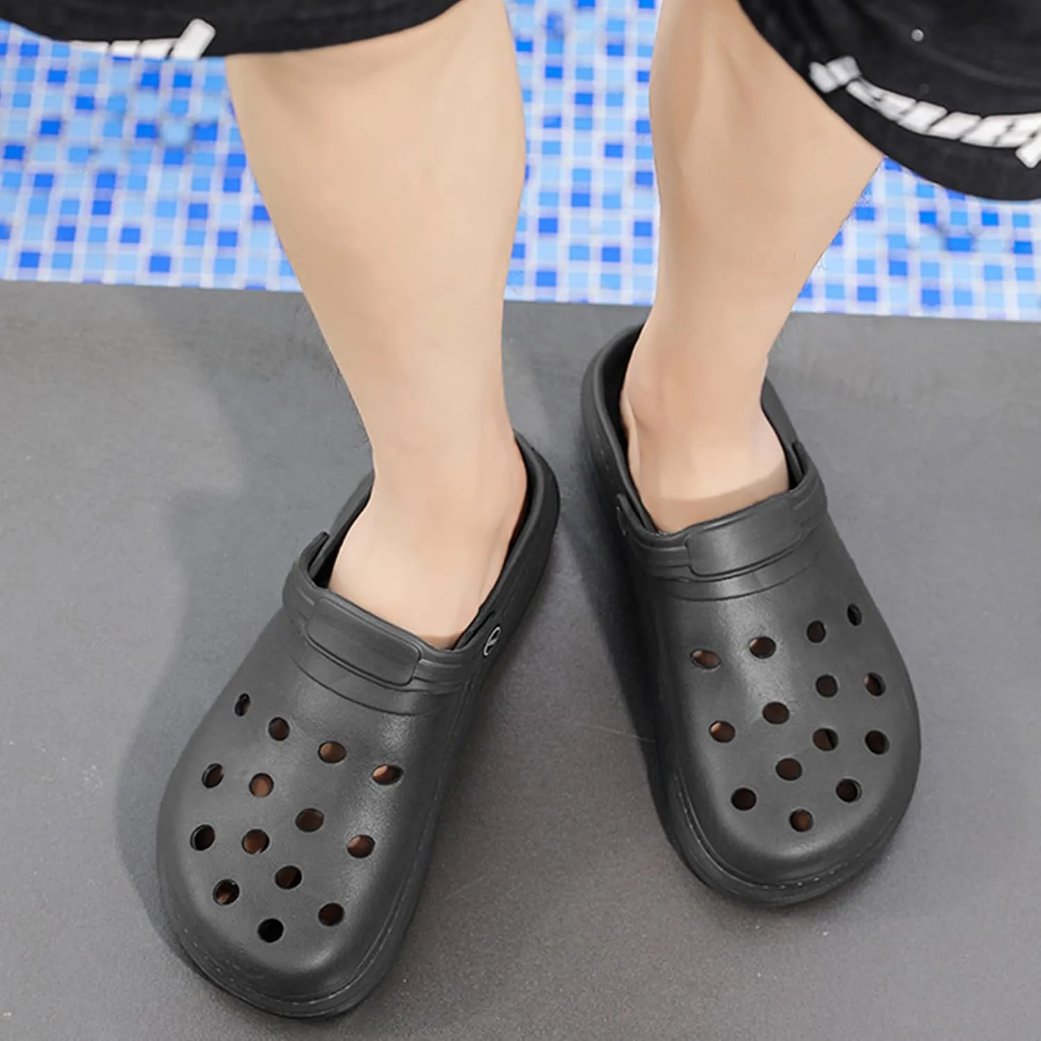 Clogs for Men Women - Slip-On Garden Shoes Sandals with Arch Support, Cushioned Comfort for Beach Pool Summer Outdoor Activities