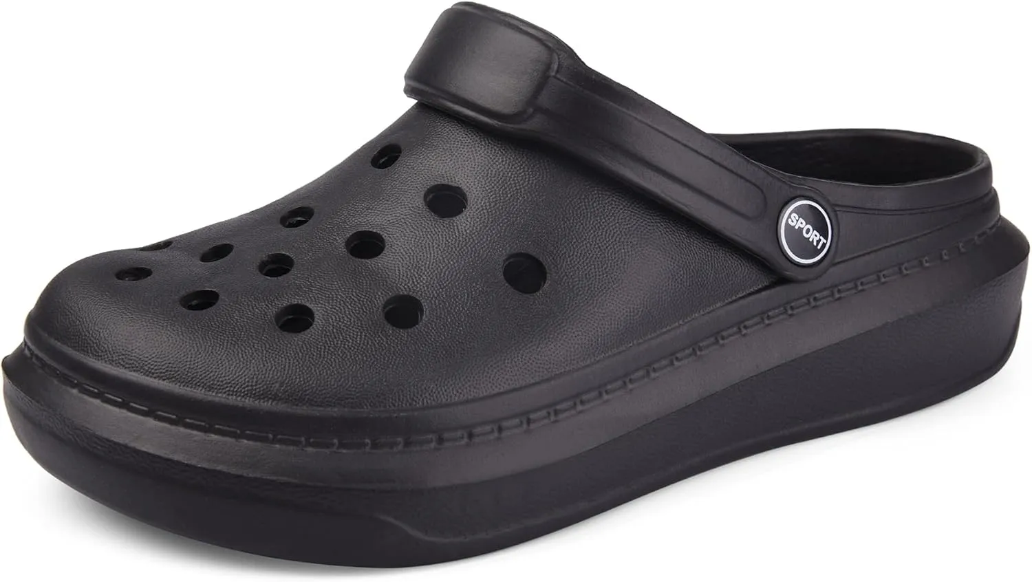 Clogs for Men Women - Slip-On Garden Shoes Sandals with Arch Support, Cushioned Comfort for Beach Pool Summer Outdoor Activities