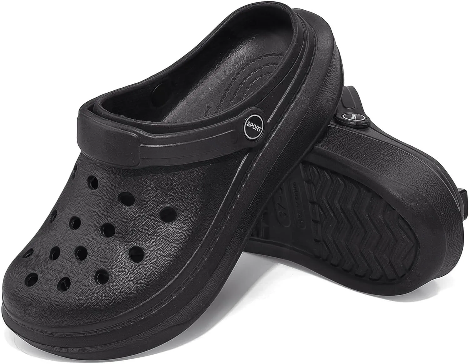 Clogs for Men Women - Slip-On Garden Shoes Sandals with Arch Support, Cushioned Comfort for Beach Pool Summer Outdoor Activities