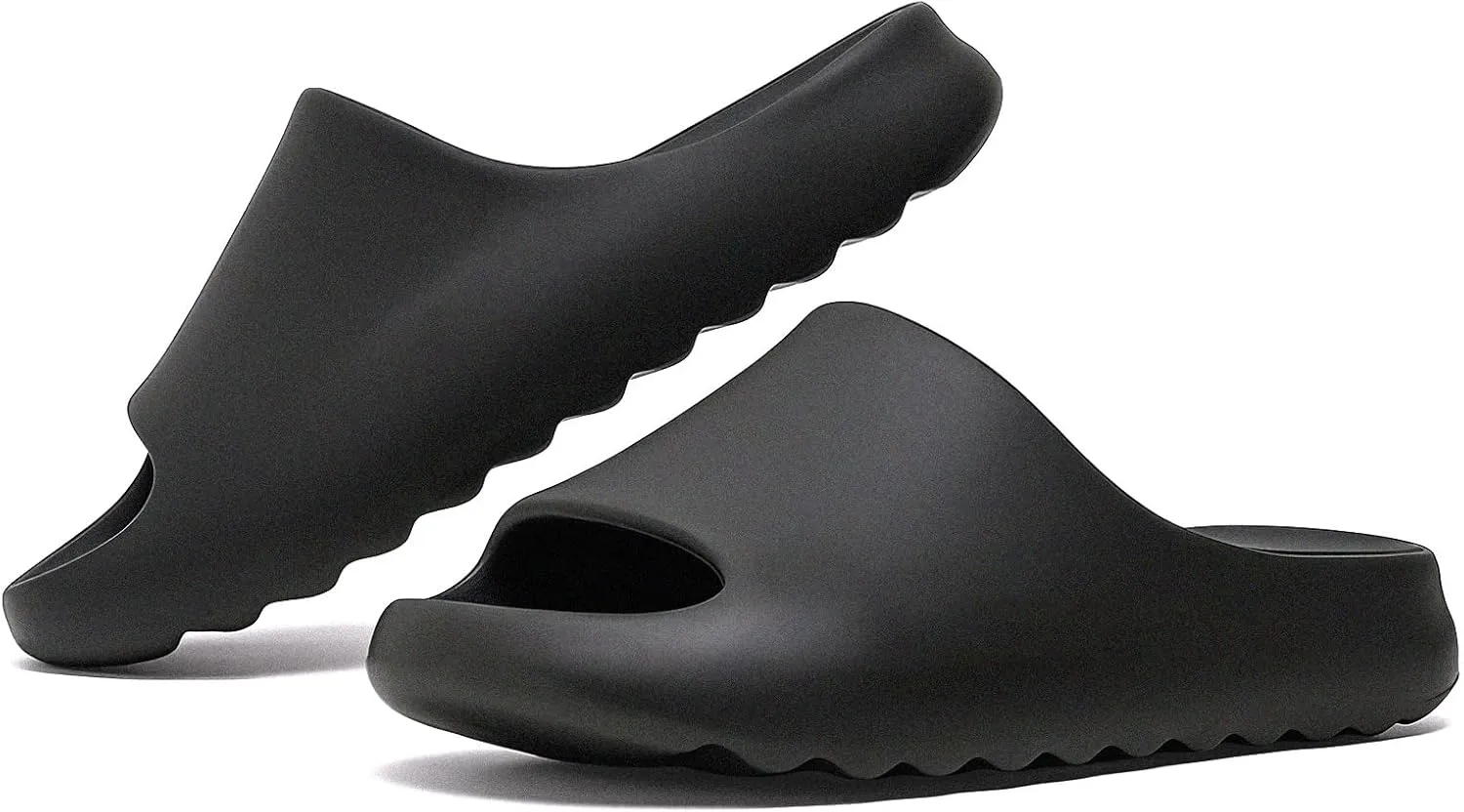 Cloud Slides Unisex, Platform Pillow Slippers Women, Sandals Men With Thick EVA Sole, Lightweight Soft Open Toe Shower Shoes Indoor Outdoor