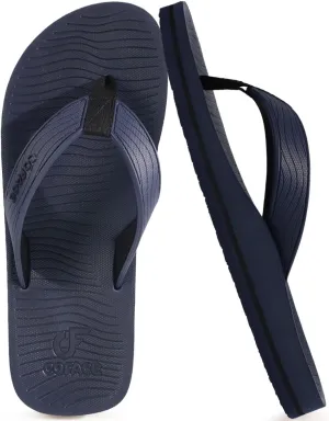 COFACE Men's Flip Flops Comfortable Yoga Mat Cushion Thong Sandals with Arch Support Casual Summer Beach Slides For Man, Size 7~15
