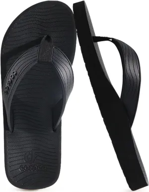 COFACE Men's Flip Flops Comfortable Yoga Mat Cushion Thong Sandals with Arch Support Casual Summer Beach Slides For Man, Size 7~15