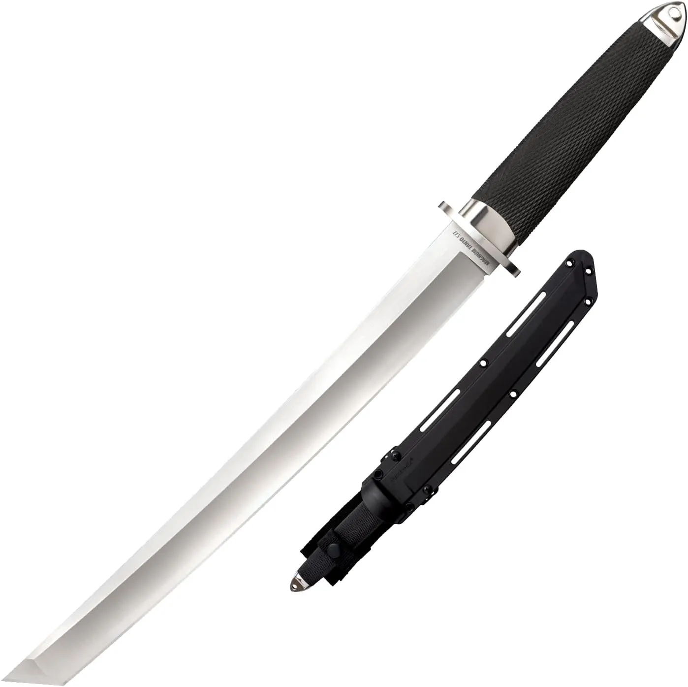 Cold Steel Magnum Tanto VG-10 San Mai Razor-Sharp Blade Kray-Ex Handle Military Tactical Fixed Blade Knife w/Secure-Ex Sheath