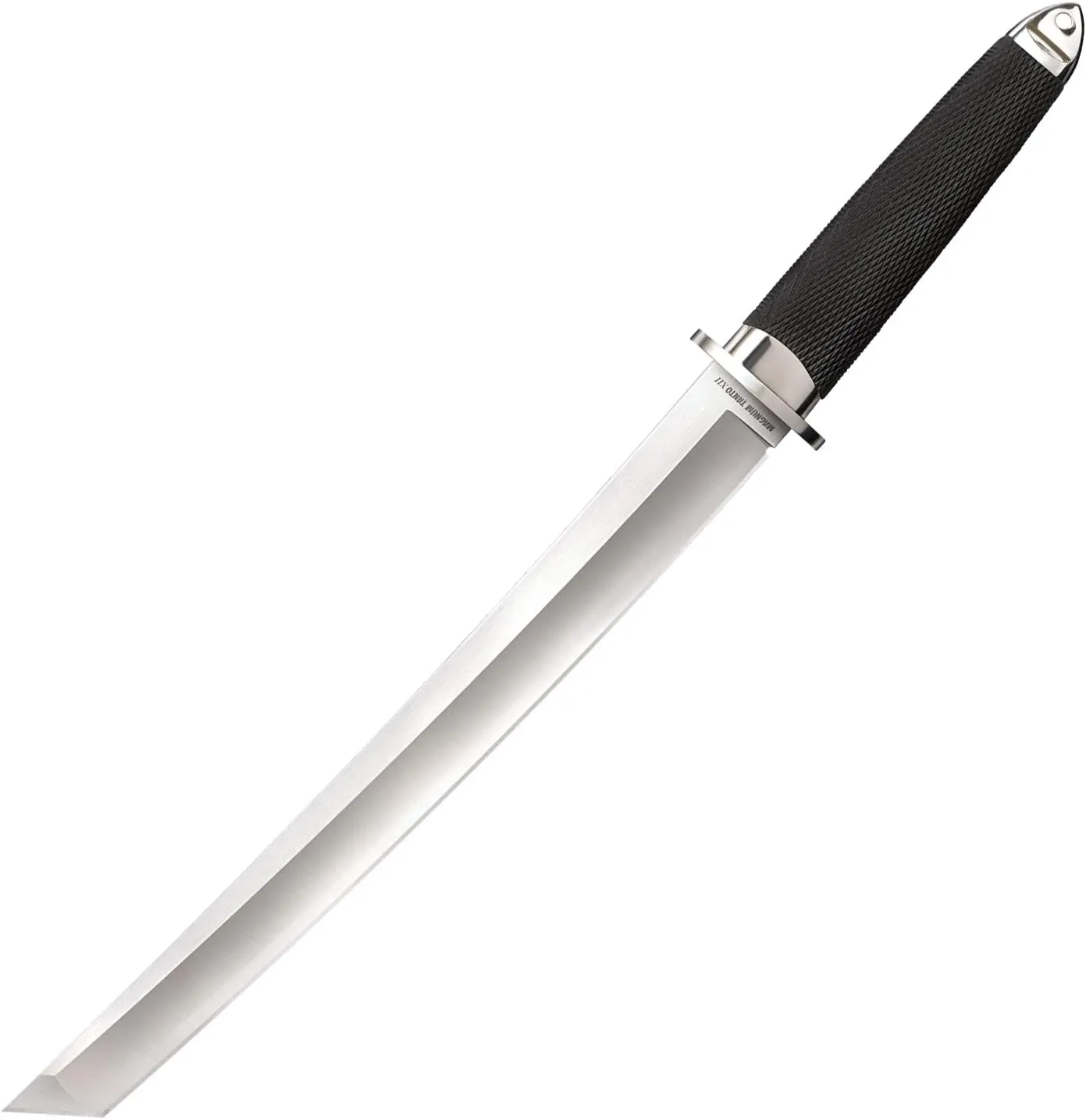 Cold Steel Magnum Tanto VG-10 San Mai Razor-Sharp Blade Kray-Ex Handle Military Tactical Fixed Blade Knife w/Secure-Ex Sheath