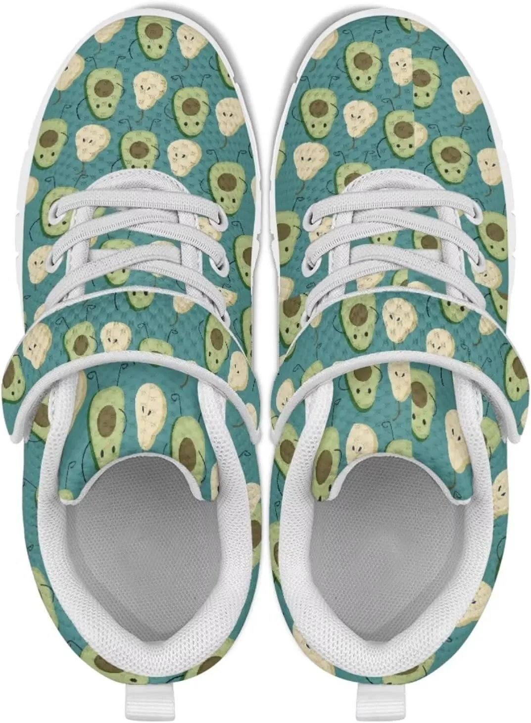 Coloranimal Kids Sneakers Walking Shoes Sports Shoes for Girls Slip On Sneakers Running Shoes Single Buckle Lace Up Shoes
