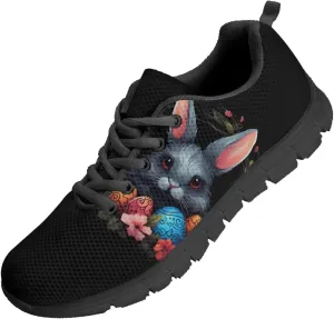 Coloranimal Road Running Sneakers for Unisex Women Men Lace-up Athletic Trainers Footwear