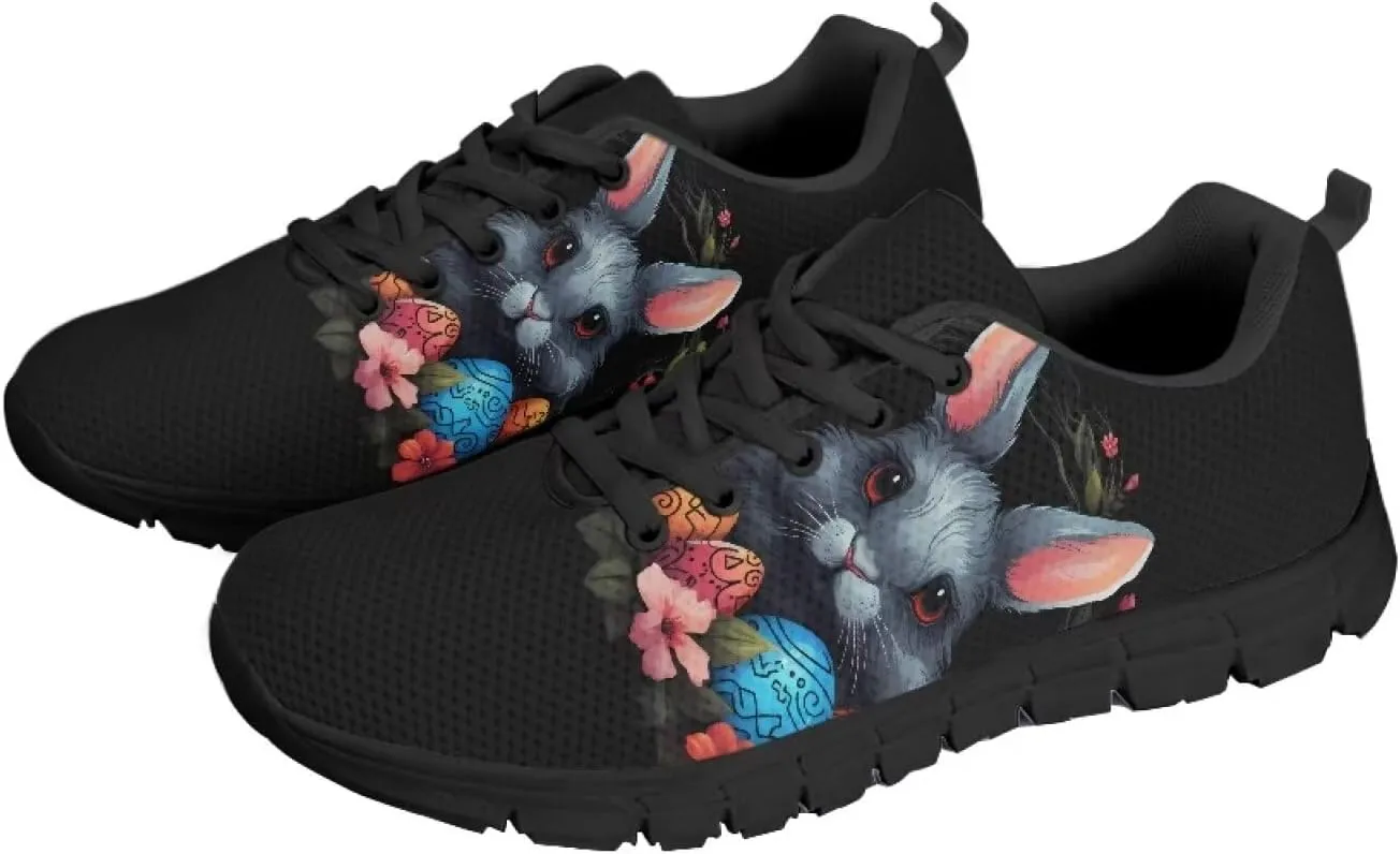 Coloranimal Road Running Sneakers for Unisex Women Men Lace-up Athletic Trainers Footwear