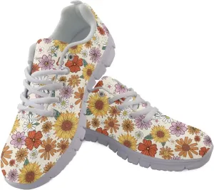 Coloranimal Spring Summer Gift Flats for Women Men Running Walking Sneakers