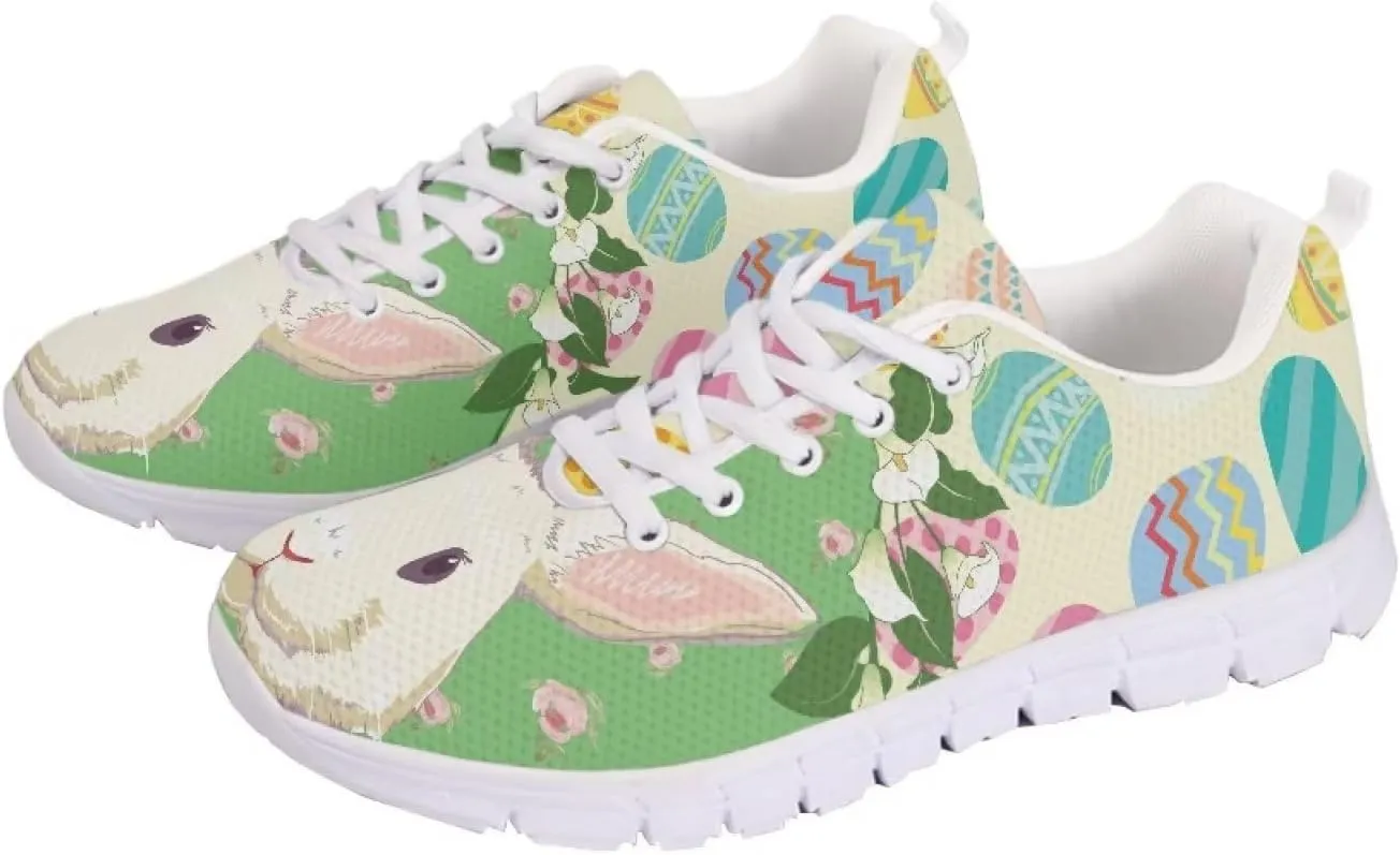 Coloranimal Spring Summer Gift Flats for Women Men Running Walking Sneakers