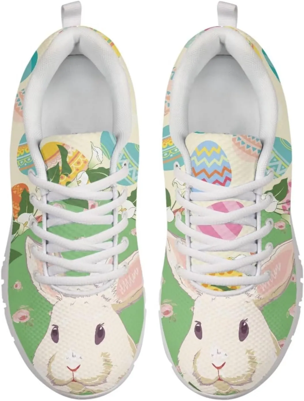 Coloranimal Spring Summer Gift Flats for Women Men Running Walking Sneakers