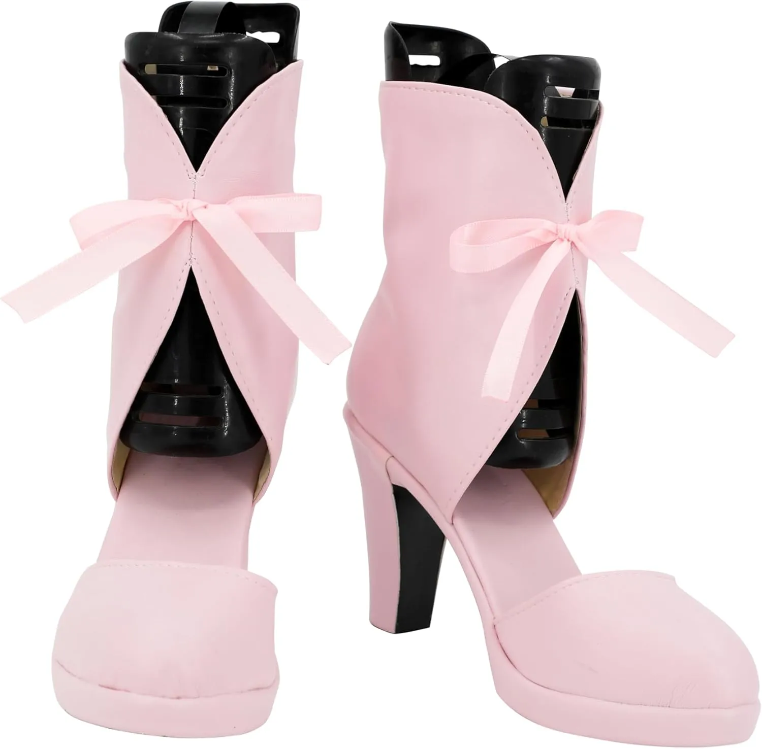 Comic Mimori Byakuya Cosplay Shoes Anime Magic Princess High Heel Bow Wedding Bridal Pumps Halloween Carnival Party Props