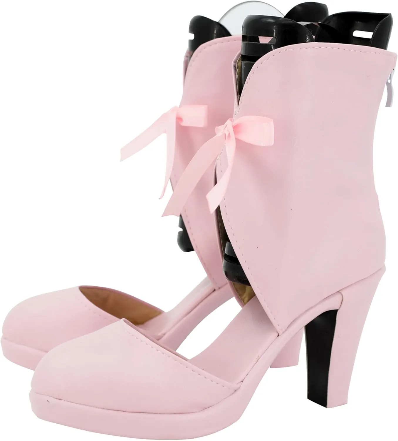 Comic Mimori Byakuya Cosplay Shoes Anime Magic Princess High Heel Bow Wedding Bridal Pumps Halloween Carnival Party Props