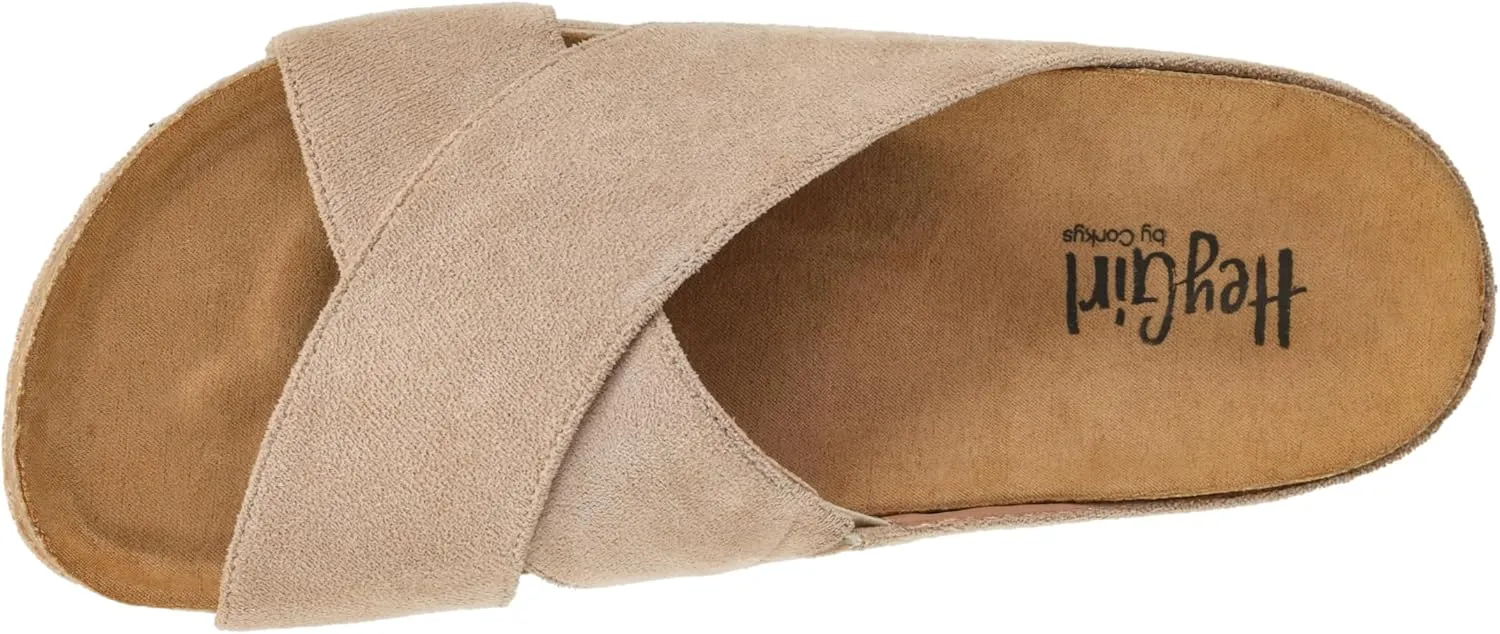Corkys Footwear Don't Cross Me 2-Inch Platform Sandals with Chic Crisscrossed Faux Suede Straps – Cute and Comfortable