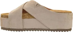 Corkys Footwear Don't Cross Me 2-Inch Platform Sandals with Chic Crisscrossed Faux Suede Straps – Cute and Comfortable