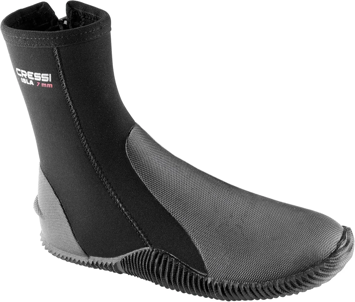 Cressi Adult Unisex Crew Water Boots for Scuba Diving, Surfing, Canyoning, 7 mm Neoprene Thickness - Isla: Designed in Italy