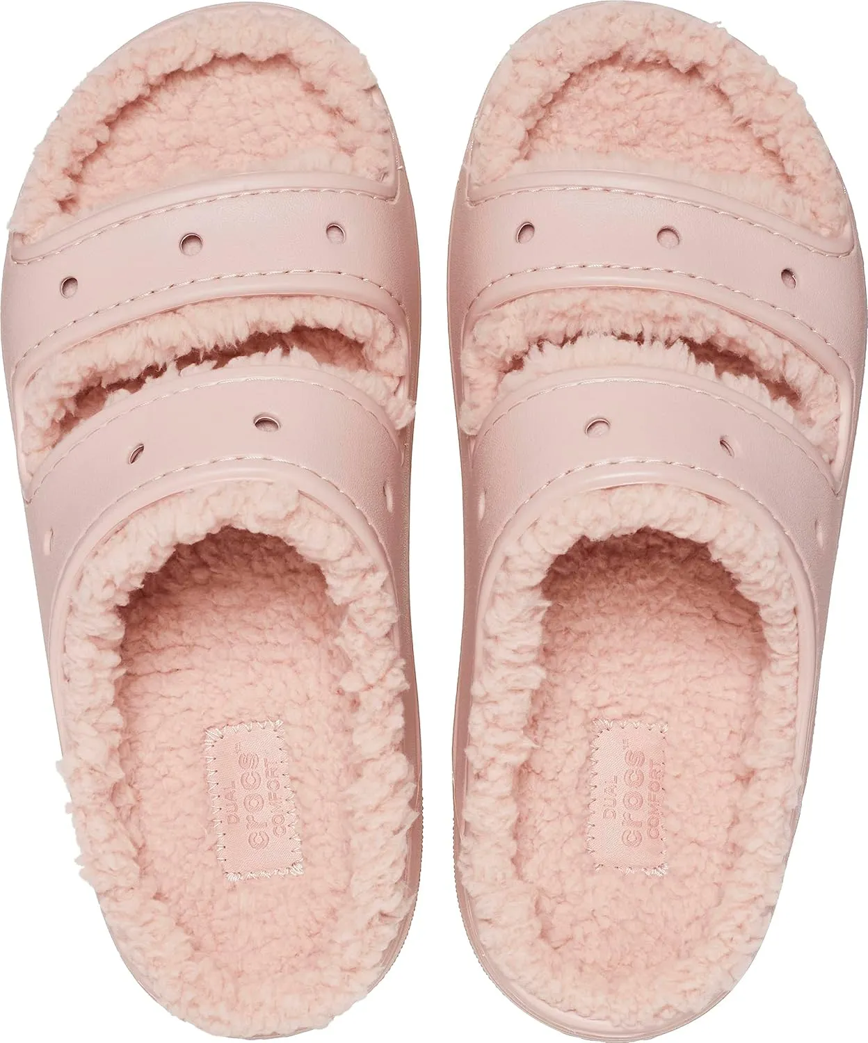 Crocs Unisex-Adult Classic Cozzzy Platform Sandals | Fuzzy Slippers Slide
