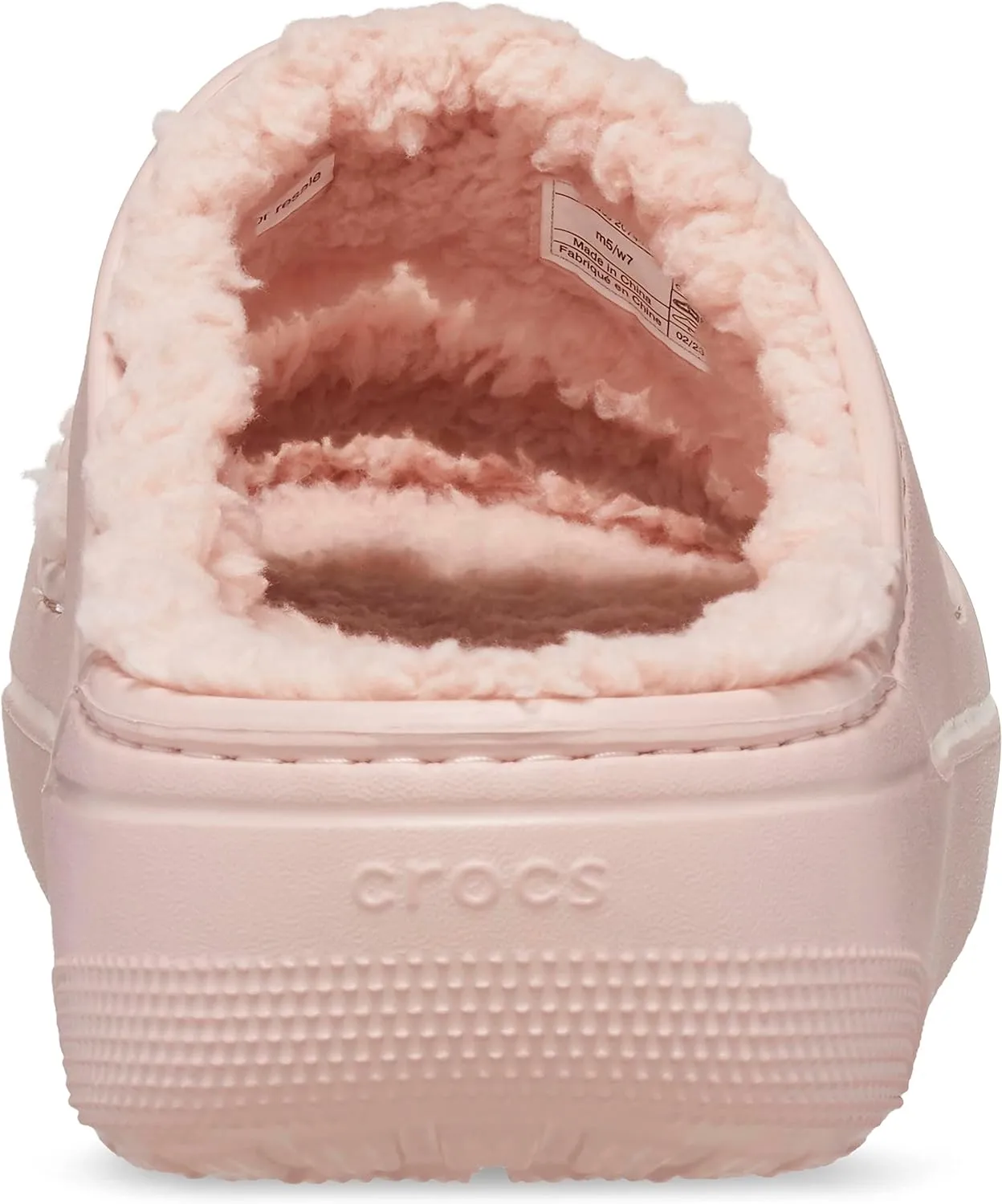 Crocs Unisex-Adult Classic Cozzzy Platform Sandals | Fuzzy Slippers Slide