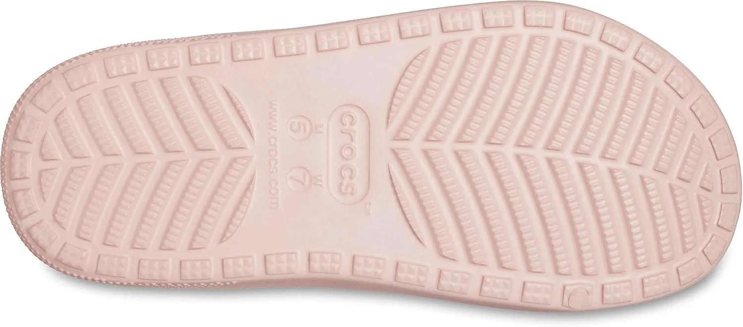 Crocs Unisex-Adult Classic Cozzzy Platform Sandals | Fuzzy Slippers Slide