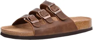 CUSHIONAIRE Women's Lela Cork footbed Sandal with  Comfort
