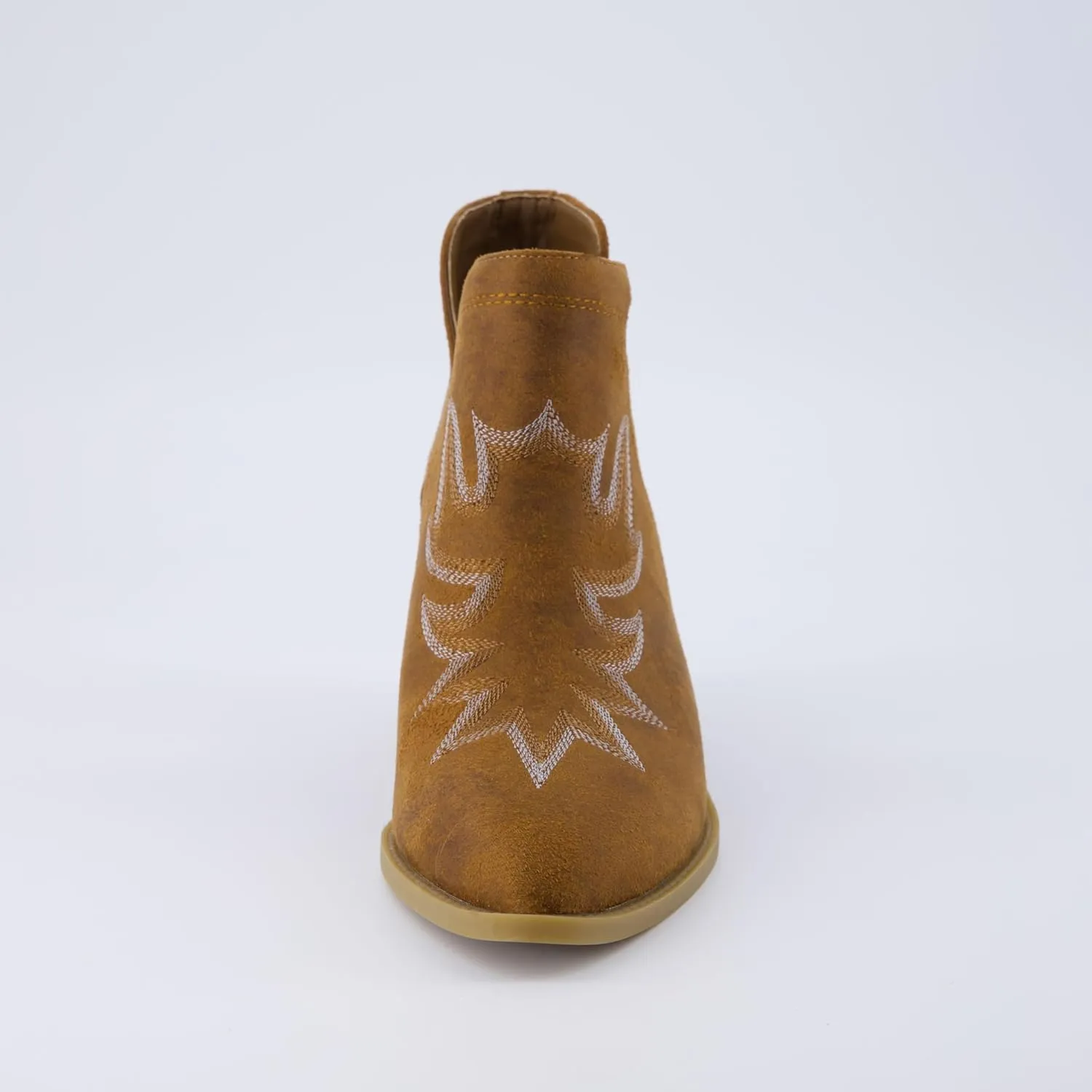 CUSHIONAIRE Women's Rustler Western bootie  Memory Foam, Wide Widths Available
