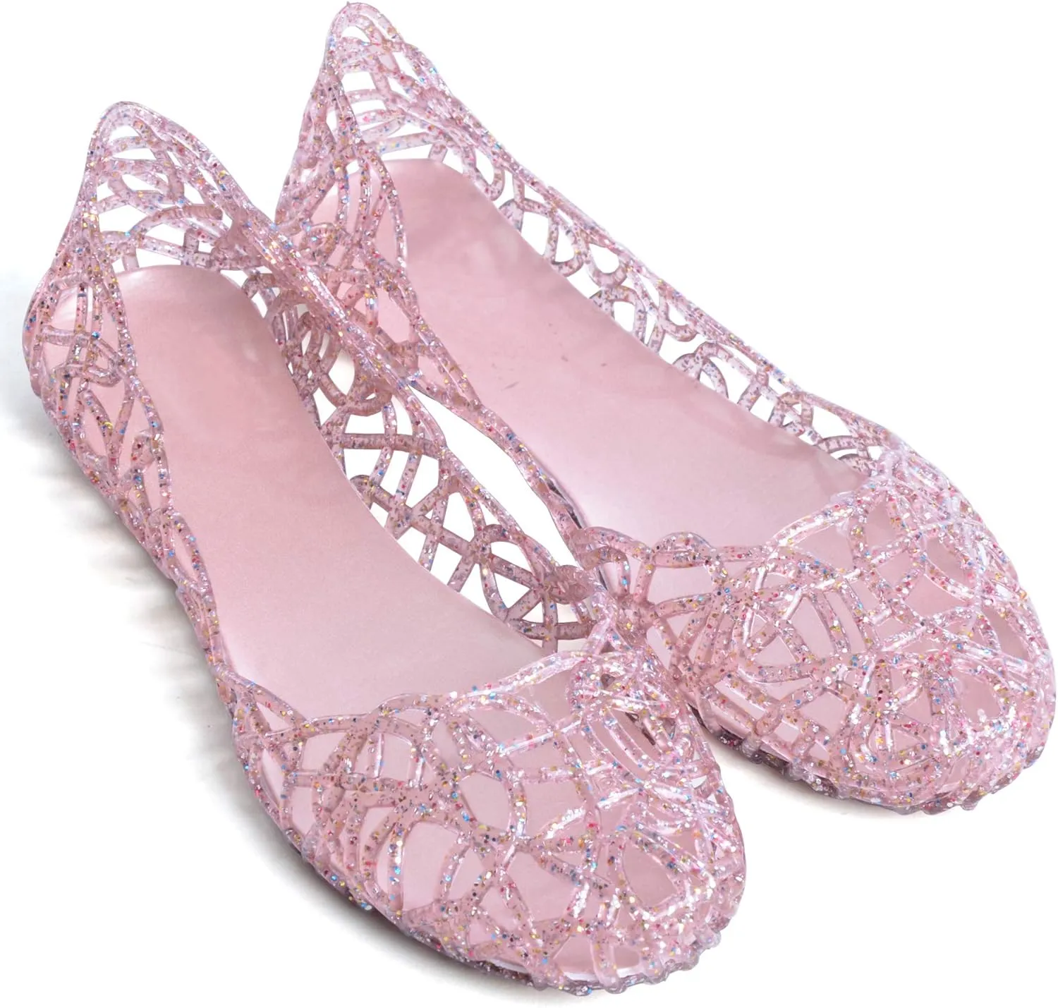 Dear Time Women Flat Heel Summer Beach Jelly Shoes