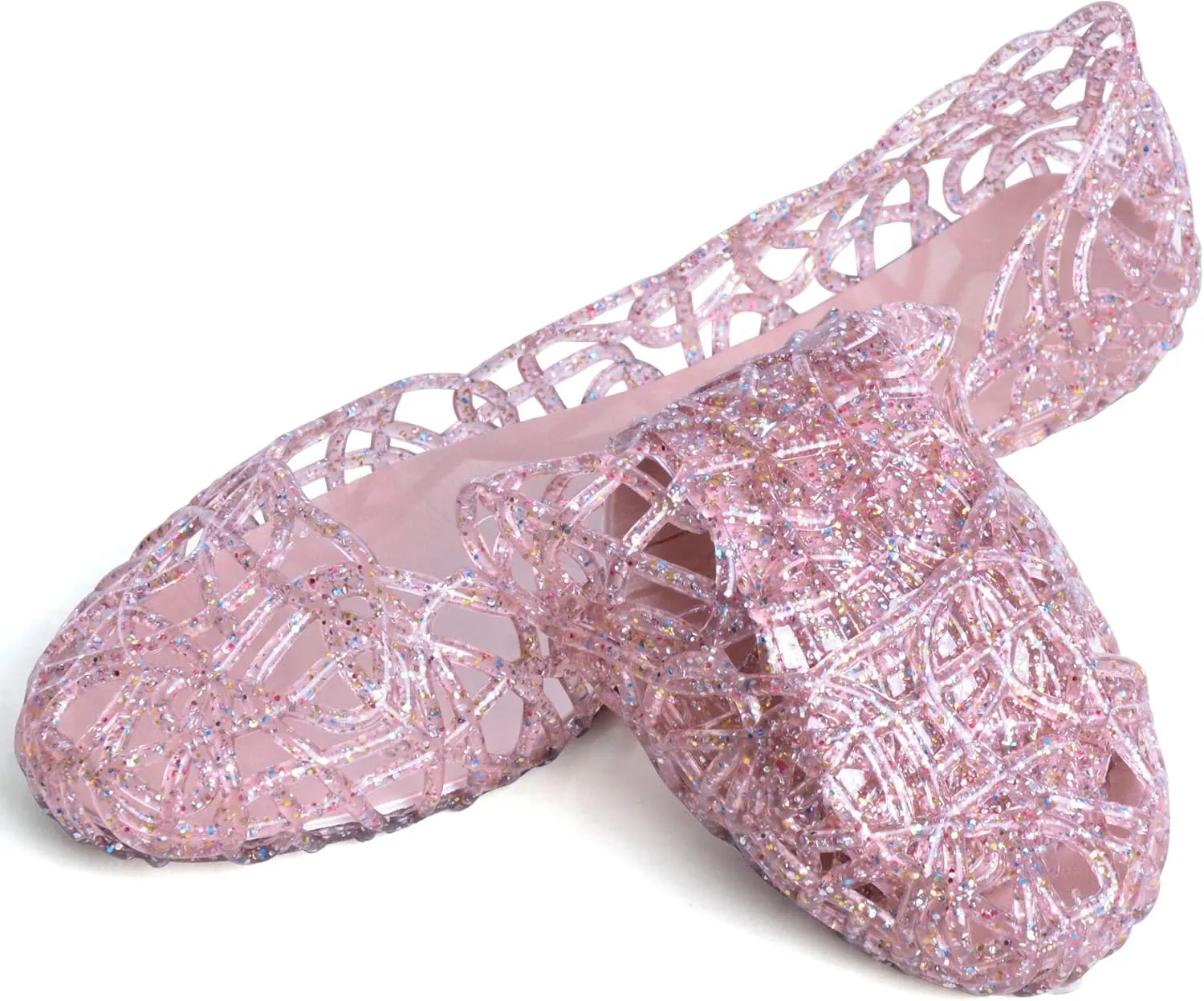 Dear Time Women Flat Heel Summer Beach Jelly Shoes
