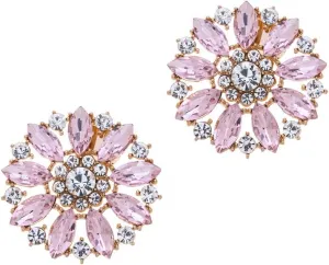 Decorative Rhinestone Flower Shoe Clips Fashion Wedding Party Crystal Shoes Decoration, 2pcs