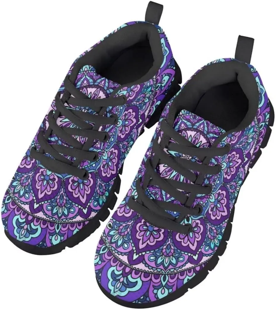 Dellukee Boys Girls Running Shoes Kids Fashion Cute Breathable Lightweight Mesh Athletic Tennis Sneakers
