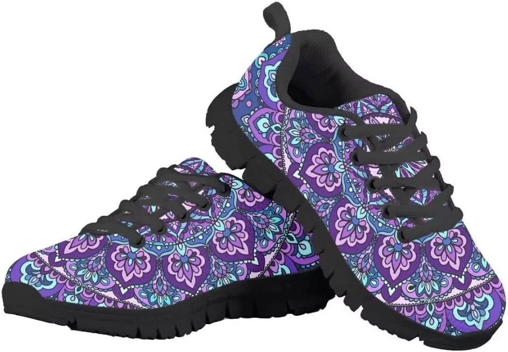 Dellukee Boys Girls Running Shoes Kids Fashion Cute Breathable Lightweight Mesh Athletic Tennis Sneakers