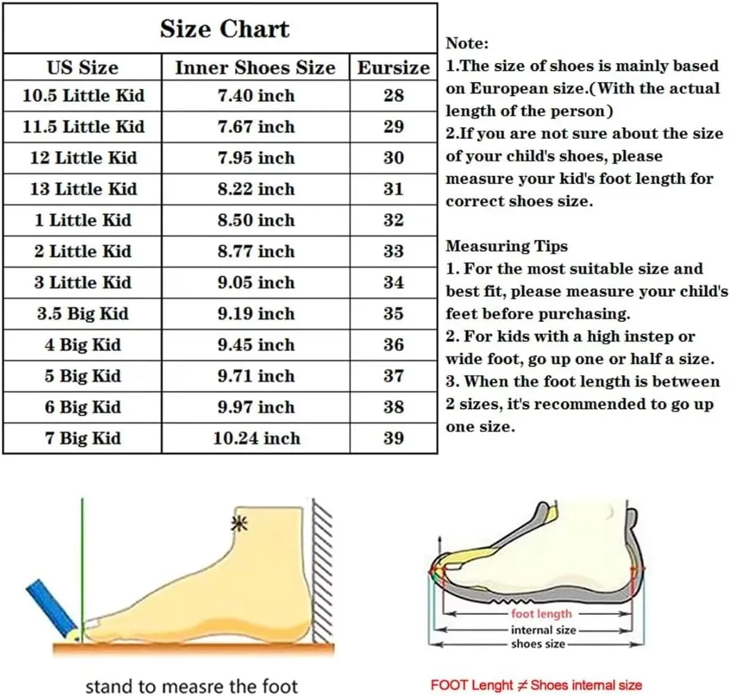 Dellukee Boys Girls Running Shoes Kids Fashion Cute Breathable Lightweight Mesh Athletic Tennis Sneakers