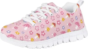 Dolyues Kids Shoes Lightweight Breathable Girls Tennis Sneakers for Running Athletic Walking Gym Sports