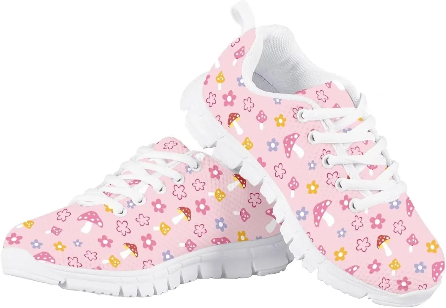 Dolyues Kids Shoes Lightweight Breathable Girls Tennis Sneakers for Running Athletic Walking Gym Sports