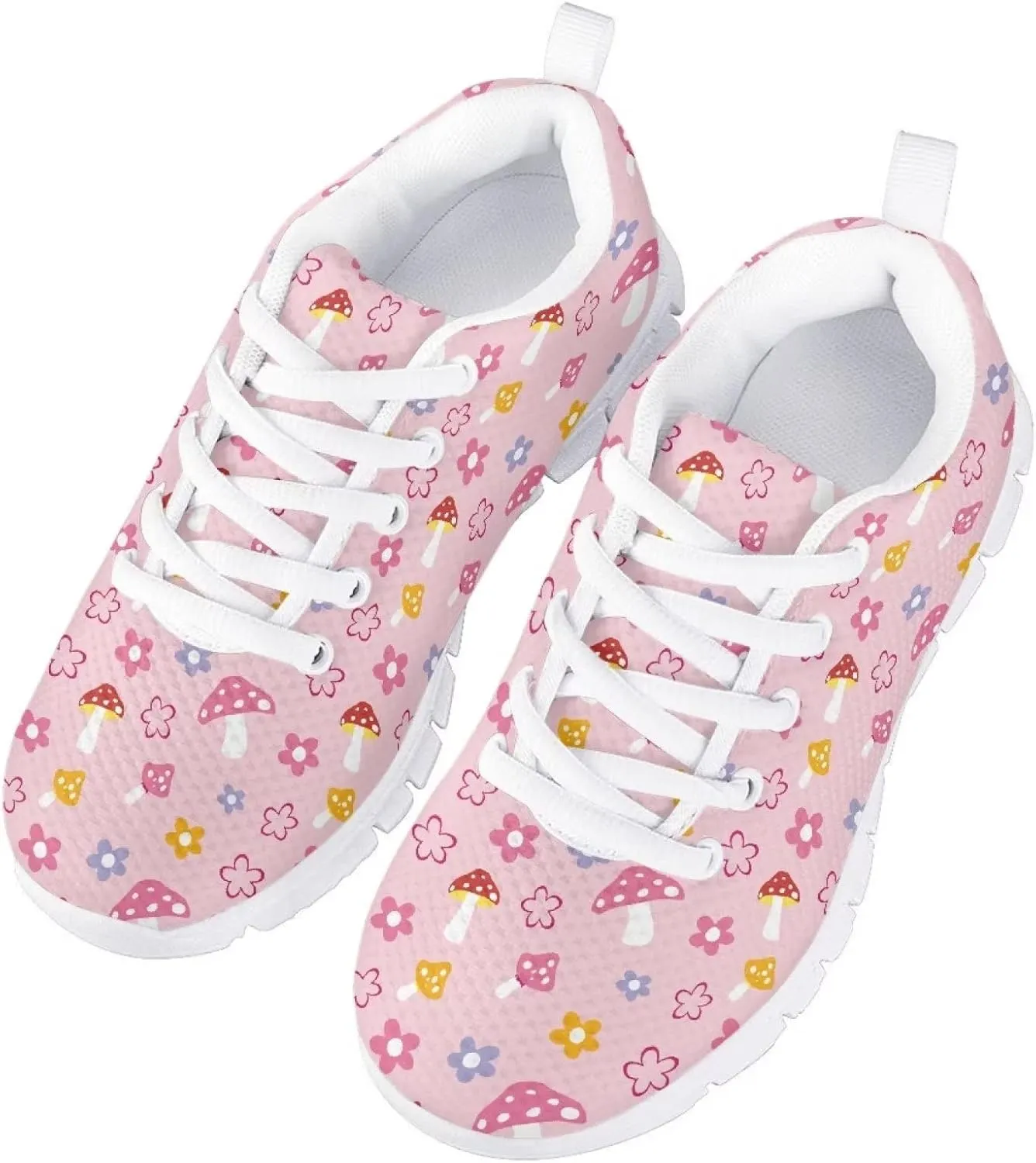 Dolyues Kids Shoes Lightweight Breathable Girls Tennis Sneakers for Running Athletic Walking Gym Sports