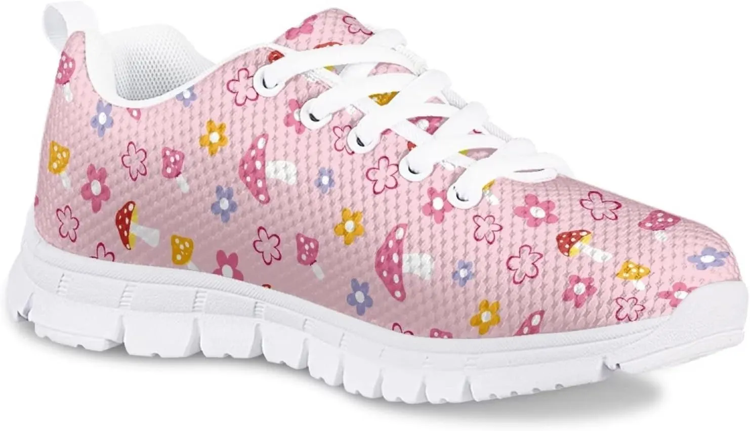 Dolyues Kids Shoes Lightweight Breathable Girls Tennis Sneakers for Running Athletic Walking Gym Sports