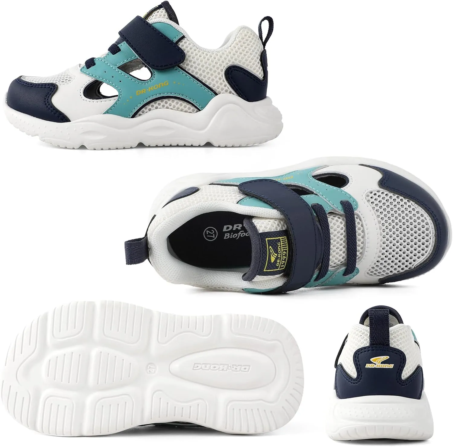 Dr Kong Toddler Shoes Kids Shoes for Boys and Girls Lightweight Durable Casual Athletic Kids Sneakers for Toddlers and Little Kids