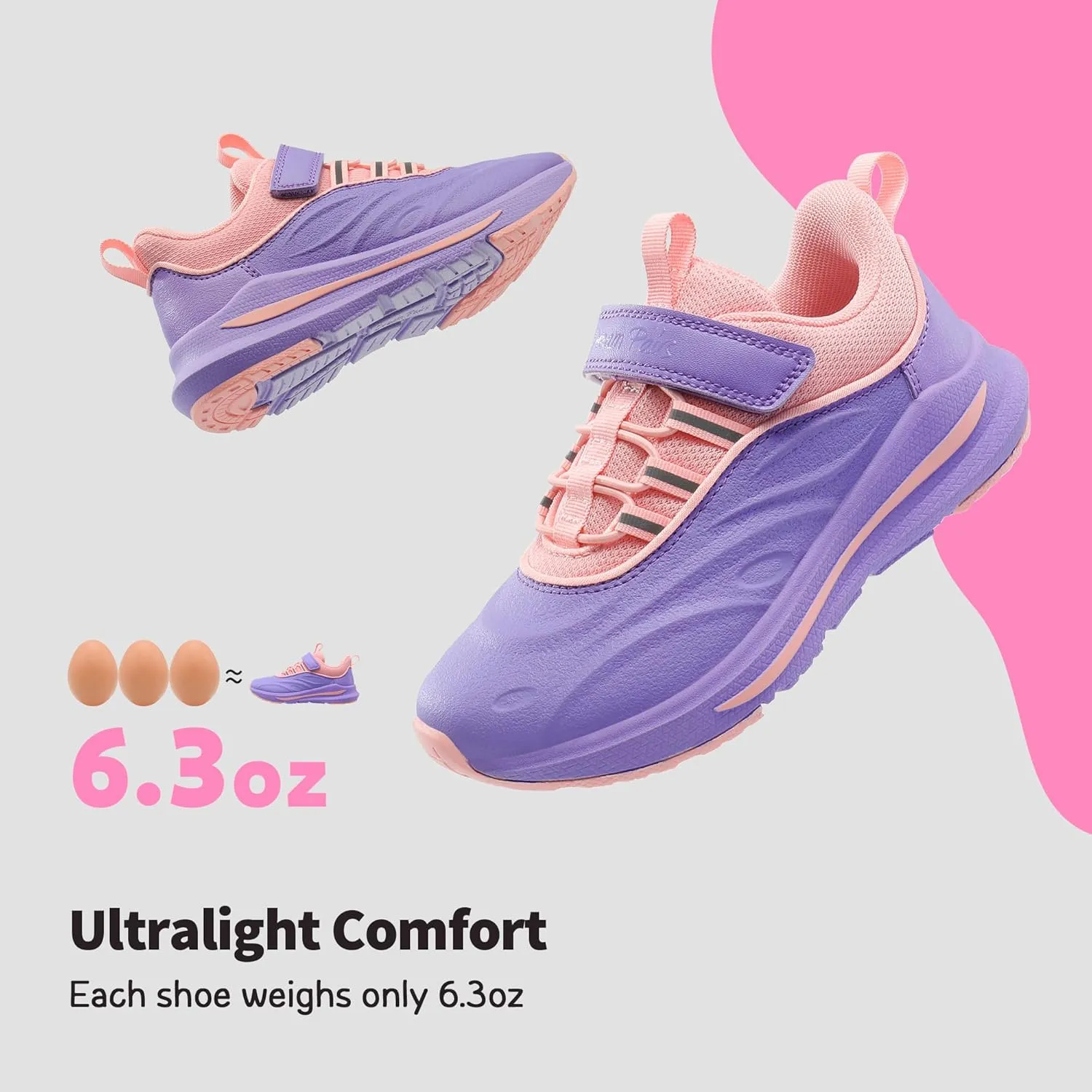DREAM PAIRS Boys Girls Shoes Kids DuraPlay Tennis Running Athletic Protective Walking Sneakers for Little/Big Kid