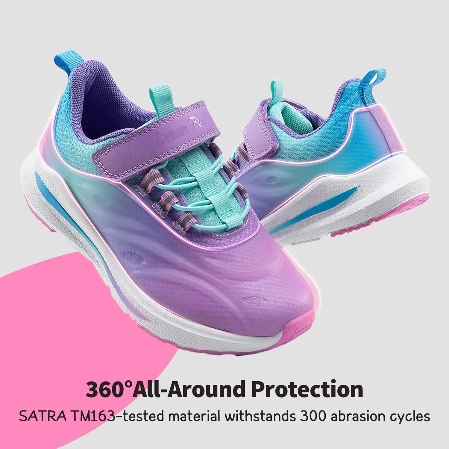 DREAM PAIRS Boys Girls Shoes Kids DuraPlay Tennis Running Athletic Protective Walking Sneakers for Little/Big Kid