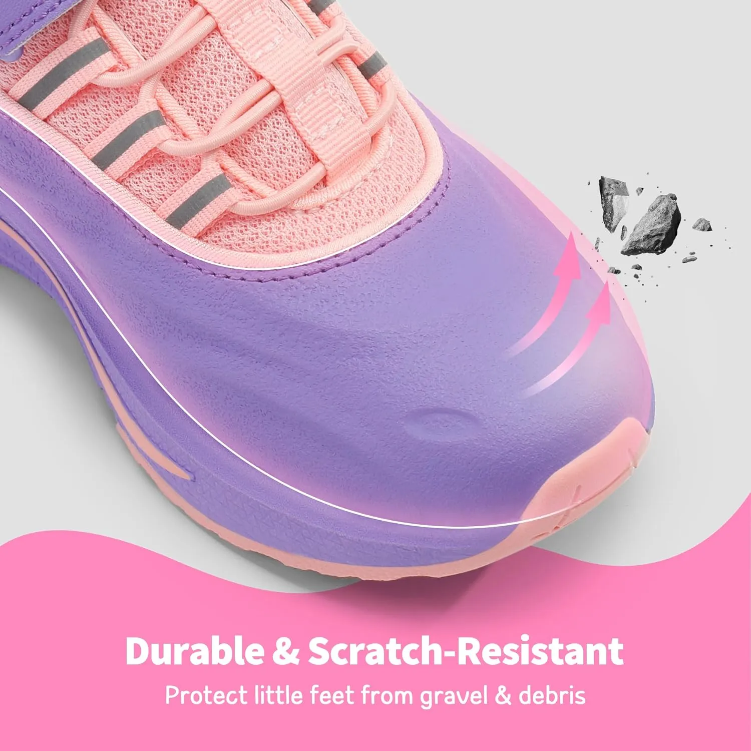 DREAM PAIRS Boys Girls Shoes Kids DuraPlay Tennis Running Athletic Protective Walking Sneakers for Little/Big Kid