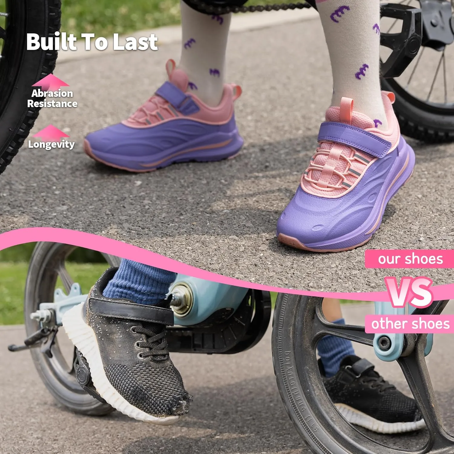 DREAM PAIRS Boys Girls Shoes Kids DuraPlay Tennis Running Athletic Protective Walking Sneakers for Little/Big Kid