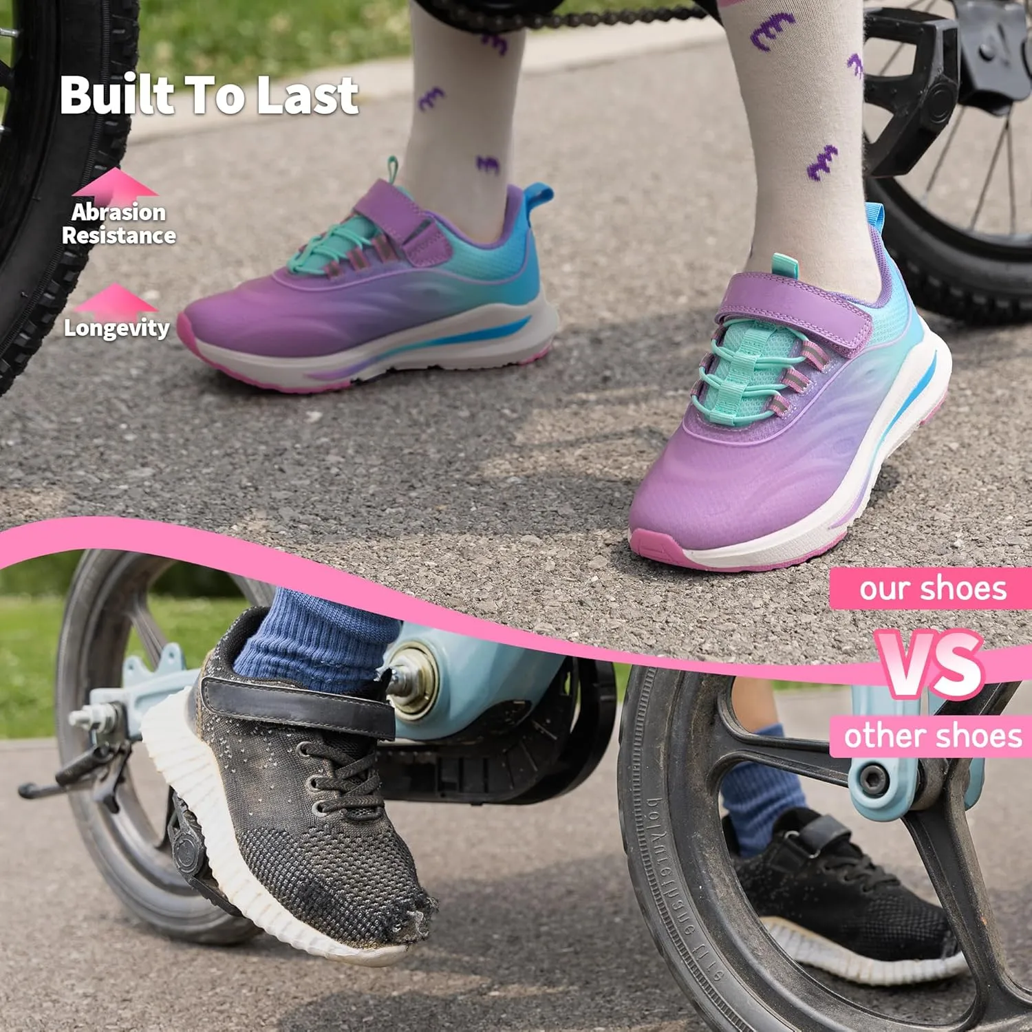 DREAM PAIRS Boys Girls Shoes Kids DuraPlay Tennis Running Athletic Protective Walking Sneakers for Little/Big Kid