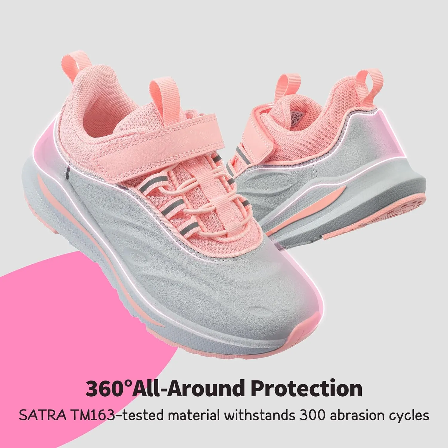 DREAM PAIRS Boys Girls Shoes Kids DuraPlay Tennis Running Athletic Protective Walking Sneakers for Little/Big Kid