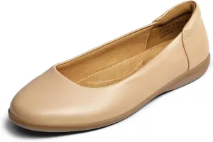 DREAM PAIRS Women’s Comfortable Ballet Dressy Work Flats, Round Toe Slip on Office Shoes