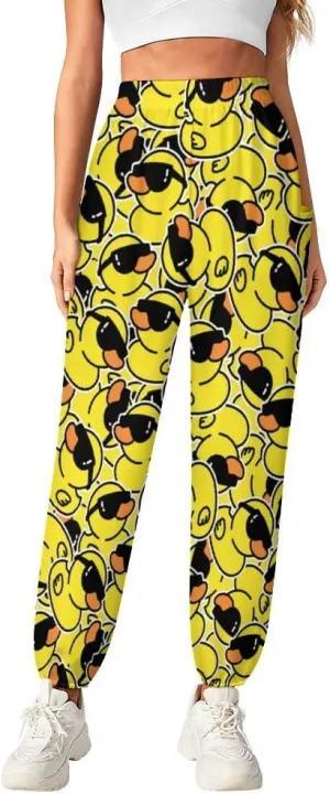 Duck Rubber Yoga Bloomers Women Hippie Harem Pants Lantern Pants Elastic Gym Home Wear Casual Loose Sweatpants