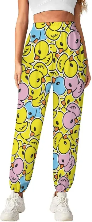 Duck Rubber Yoga Bloomers Women Hippie Harem Pants Lantern Pants Elastic Gym Home Wear Casual Loose Sweatpants