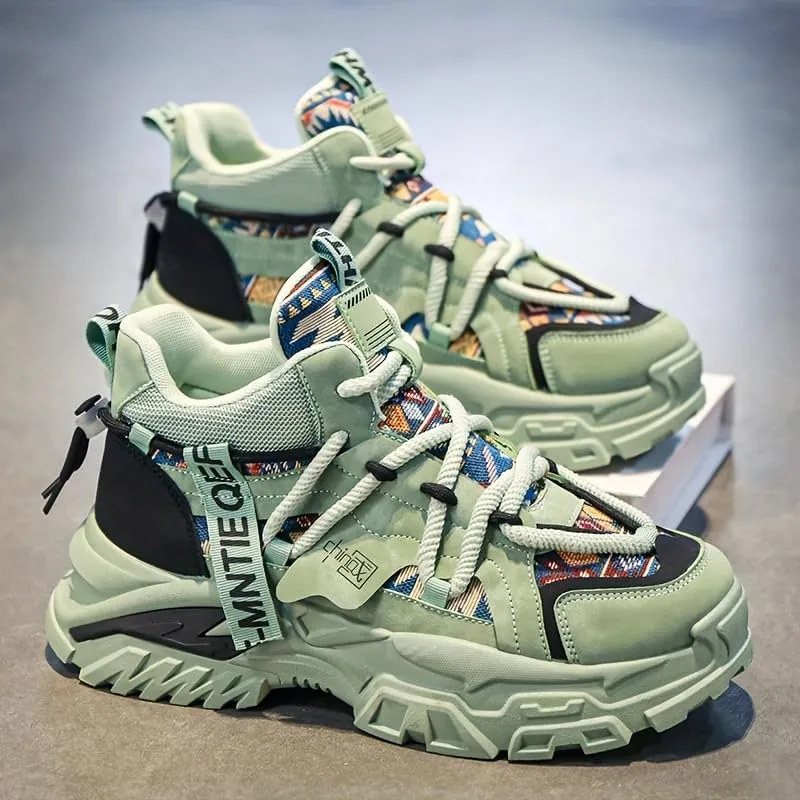 Fashionable and Comfortable Casual High-top Men's Versatile Sports Shoes