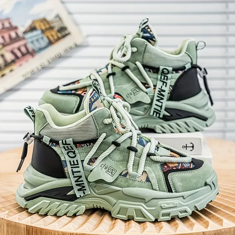 Fashionable and Comfortable Casual High-top Men's Versatile Sports Shoes