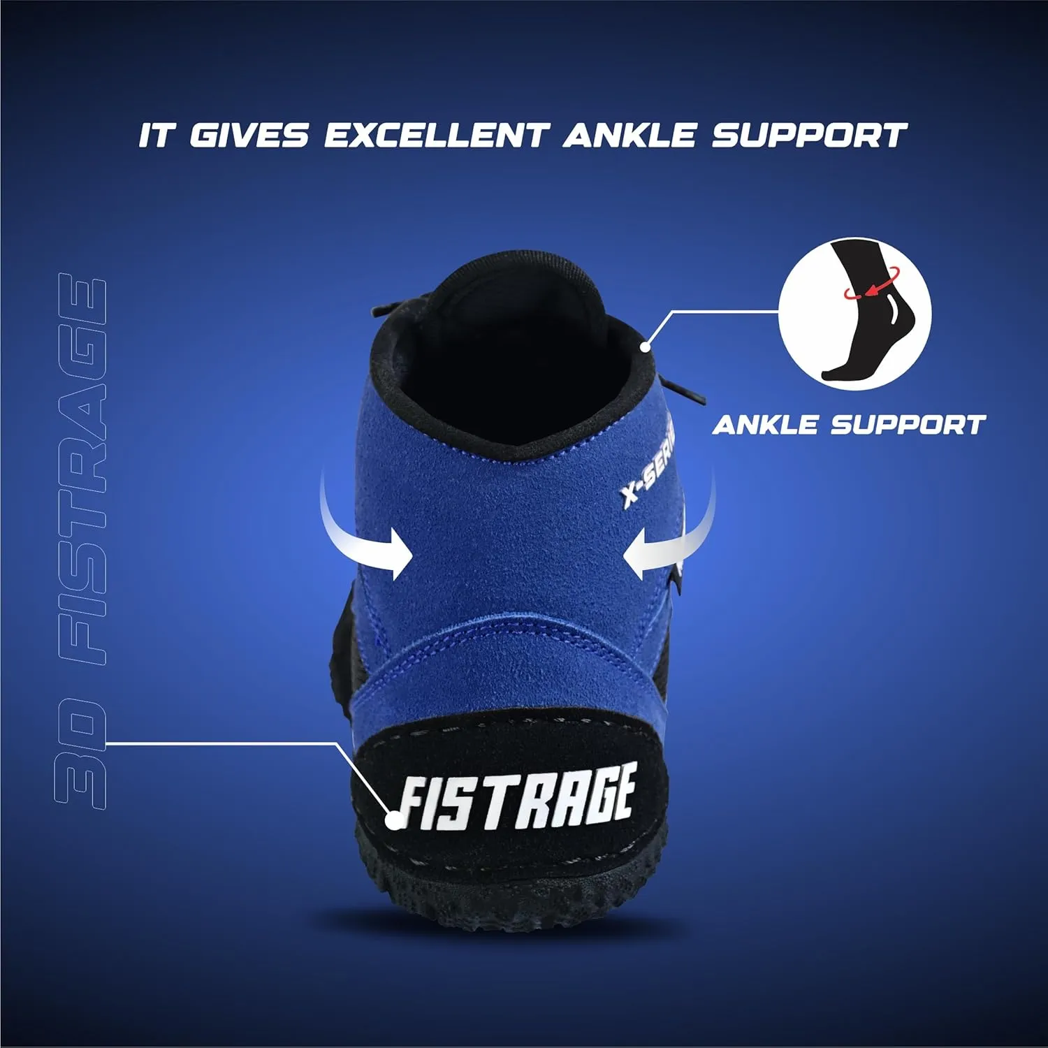 FISTRAGE Wrestling Shoes For Men, Women, Youth Lightweight Shoes Fighting Wrestling - AmmaraHide Seude with Rubber Sole, Sports Master Training Boots | Combat Footwear | Ventilated Design With Mesh | Pro Geniune Handmade Unisex Shoes