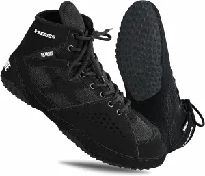 FISTRAGE Wrestling Shoes For Men, Women, Youth Lightweight Shoes Fighting Wrestling - AmmaraHide Seude with Rubber Sole, Sports Master Training Boots | Combat Footwear | Ventilated Design With Mesh | Pro Geniune Handmade Unisex Shoes