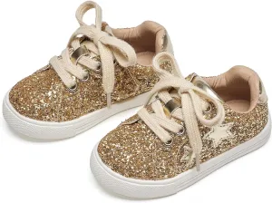 Flaryzone Toddler Girls Sneakers Little Girls Running Sports Shoes(Toddler/Little Kids)